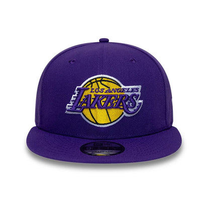 Pictured is this NBA LA Lakers 9FIFTY Snapback cap in purple. 2