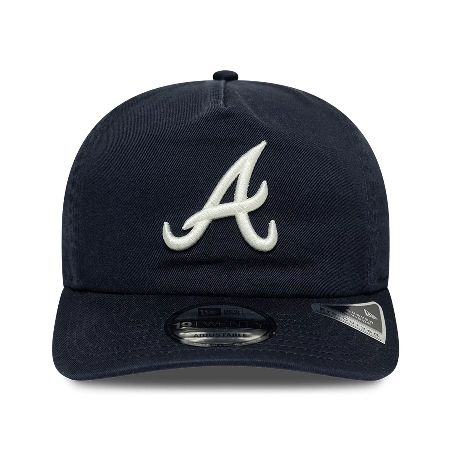 Pictured is this MLB Championship Atlanta Braves 19TWENTY cap in navy. 3