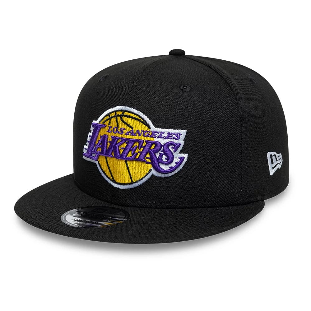 Pictured is this NBA LA Lakers 9FIFTY Snapback cap in black. 1