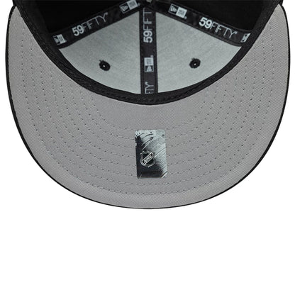 Pictured is this NHL Basic Pittsburgh Penguins 59FIFTY Fitted cap in black. 2