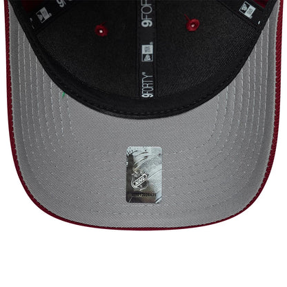 Pictured is this NHL Team Colorado Avalanche 9FORTY M-Crown cap in dark red. 2