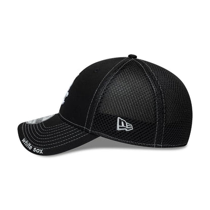 Pictured is this MLB Neo Chicago White Sox 39THIRTY Stretch Fit cap in black. 5