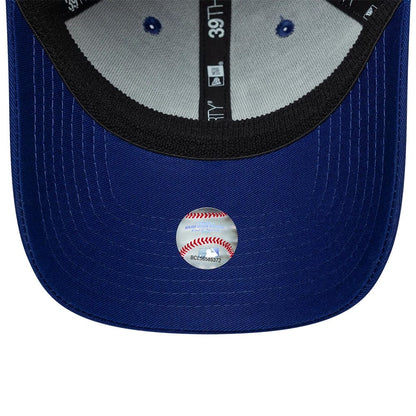 Pictured is this MLB Neo LA Dodgers 39THIRTY Stretch Fit cap in dark blue. 7