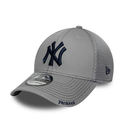 Pictured is this MLB Neo New York Yankees 39THIRTY Stretch Fit cap in Grey . 1