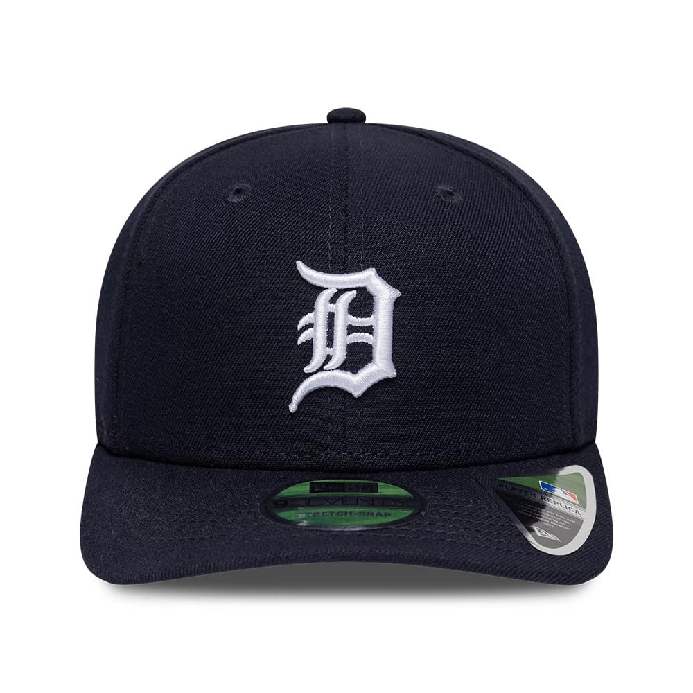 Pictured is this MLB Player Replica Detroit Tigers 9SEVENTY Stretch Snap cap in navy. 2