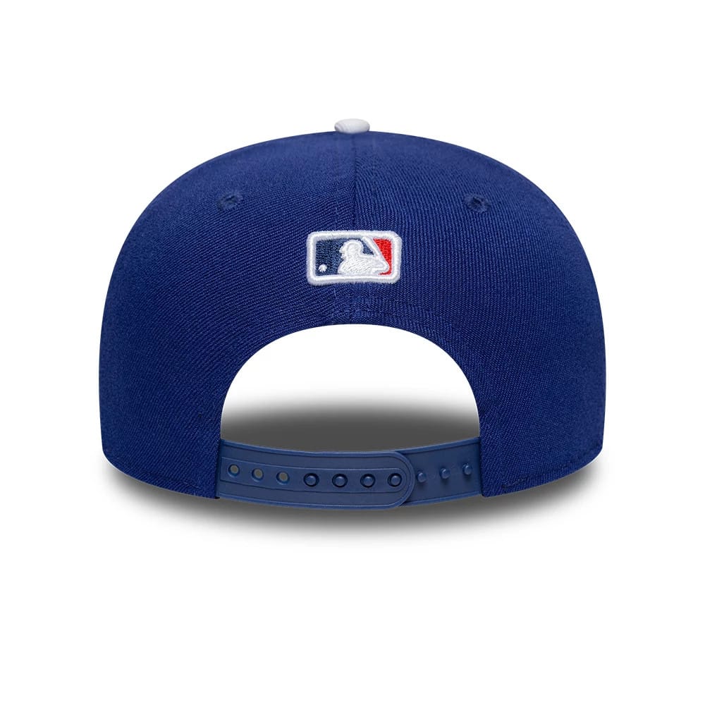 Pictured is this MLB Player Replica LA Dodgers 9SEVENTY Stretch Snap cap in dark blue. 4