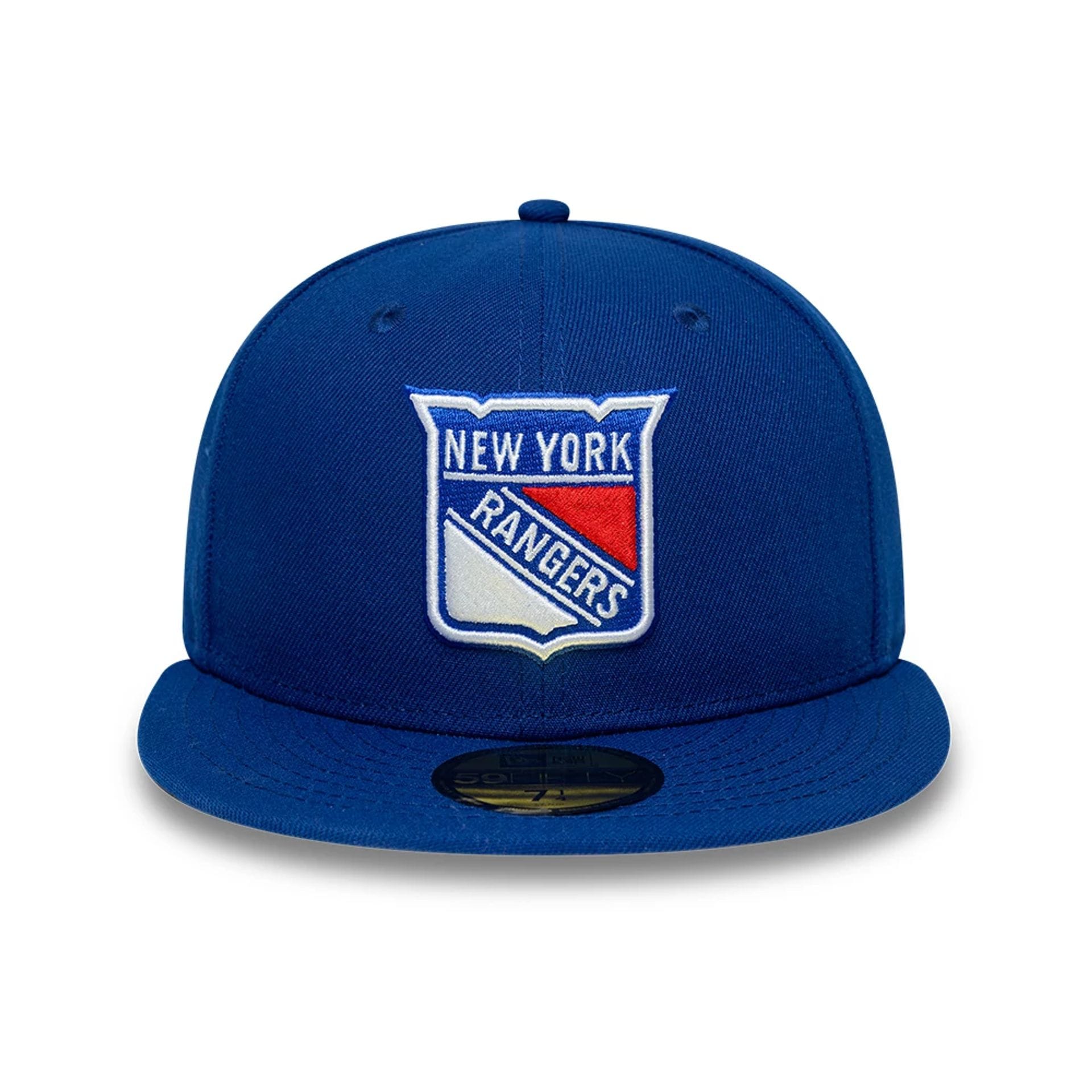 Pictured is this NHL Basic New York Rangers 59FIFTY Fitted cap in blue. 3
