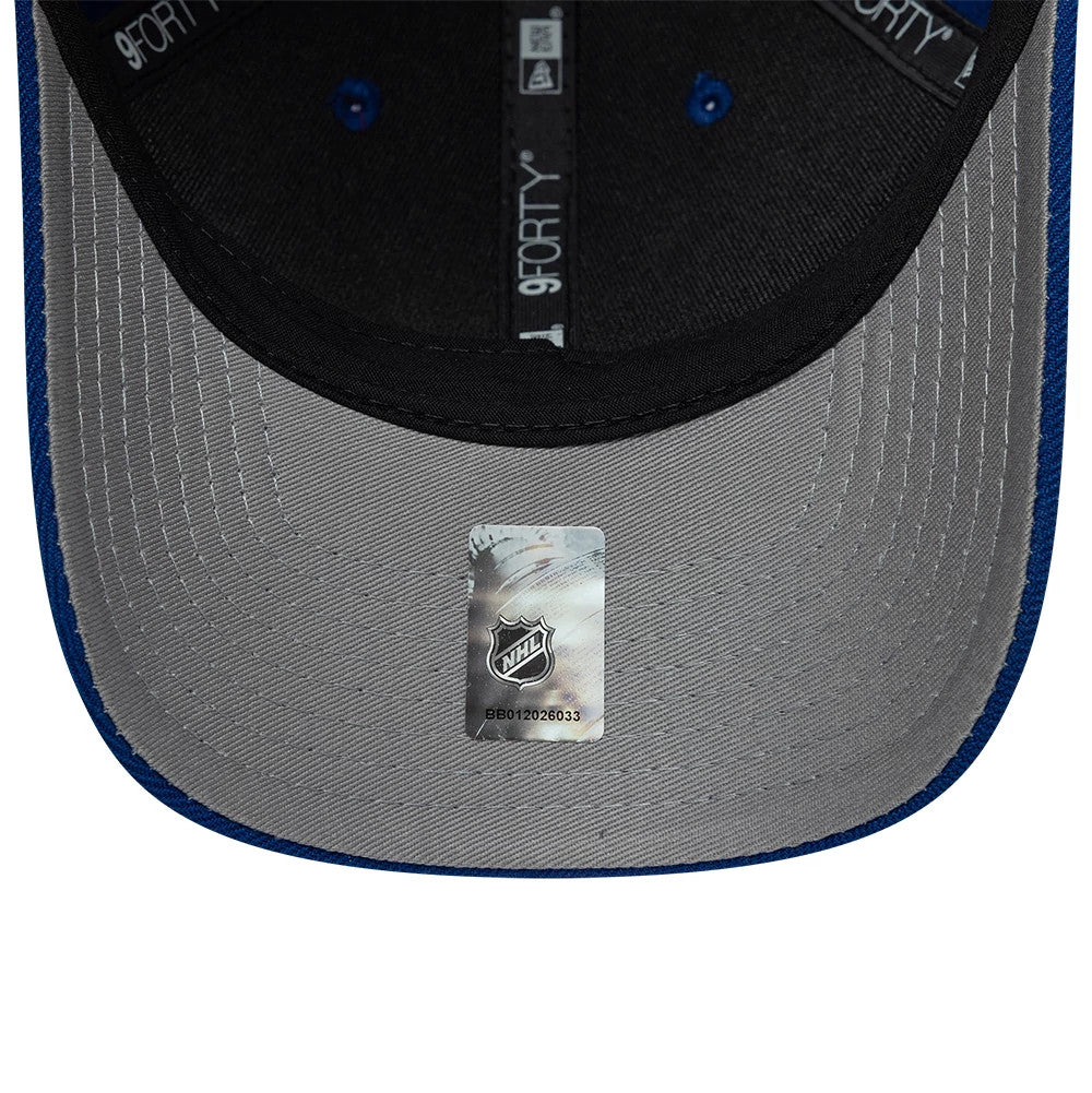 Pictured is this NHL Team New York Rangers 9FORTY M-Crown cap in blue. 2