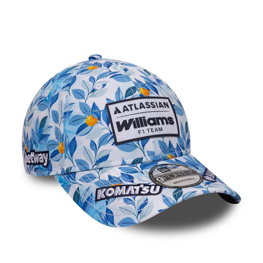 Pictured is this Williams Alex Albon Barcelona Race Special 9FORTY cap in Multi. 4