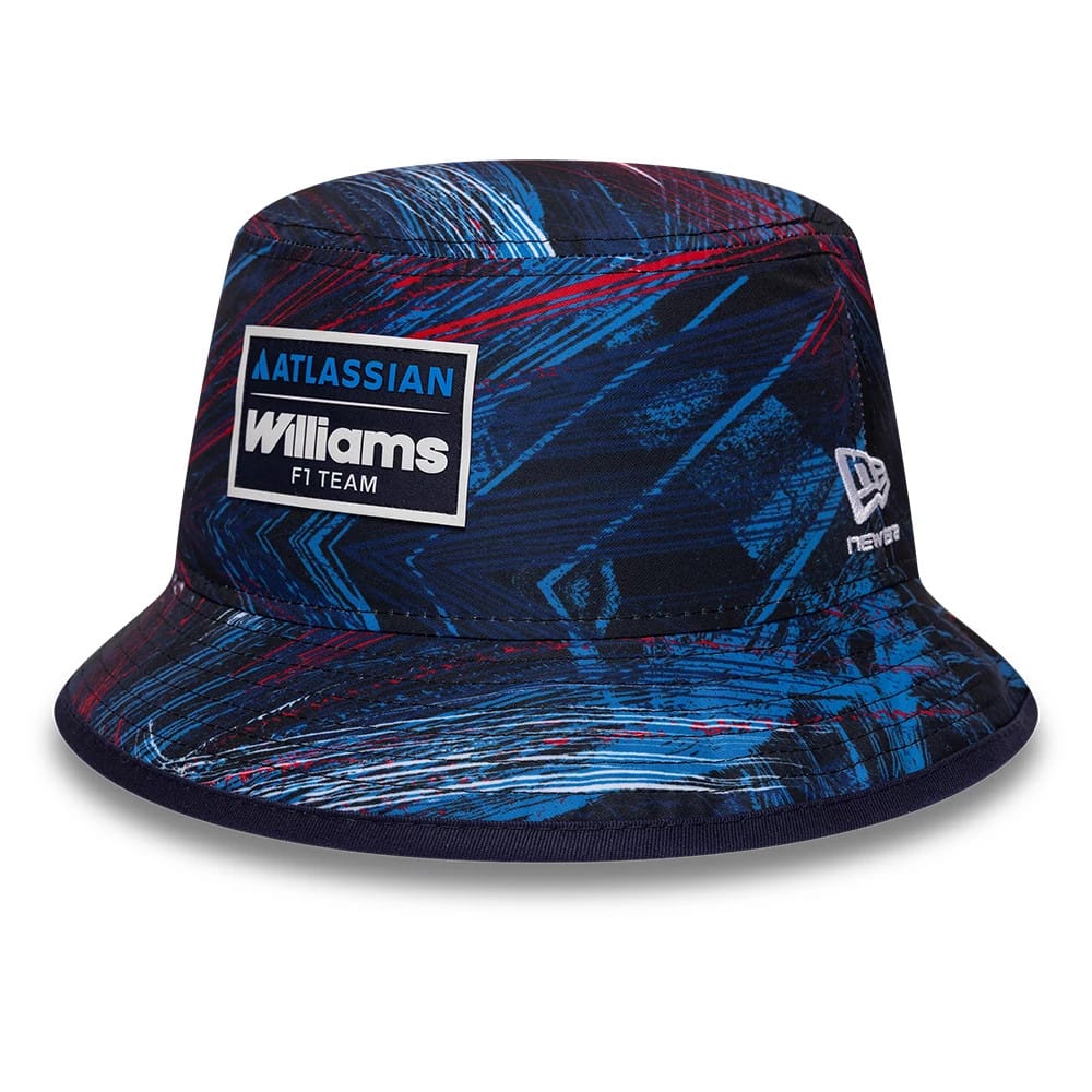 Pictured is this Williams GB Race Special Bucket cap in navy. 1