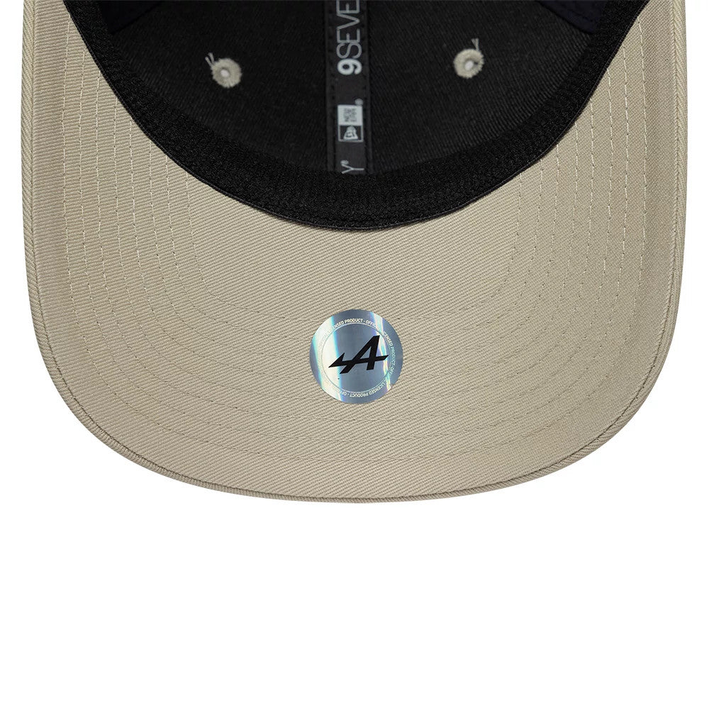Pictured is this Austin Race Special Alpine Racing Denim 9SEVENTY Stretch Snap cap in navy. 5