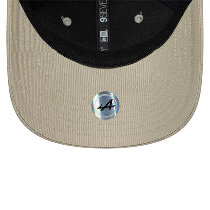 Pictured is this Austin Race Special Alpine Racing Denim 9SEVENTY Stretch Snap cap in navy. 5