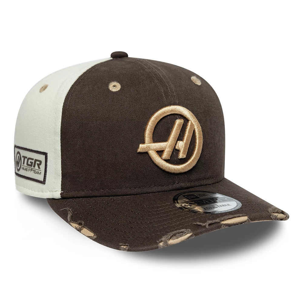 Pictured is this Austin Race Special TGR Haas F1 9SEVENTY Stretch Snap cap in dark brown. 4
