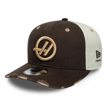 Pictured is this Austin Race Special TGR Haas F1 9SEVENTY Stretch Snap cap in dark brown. 1