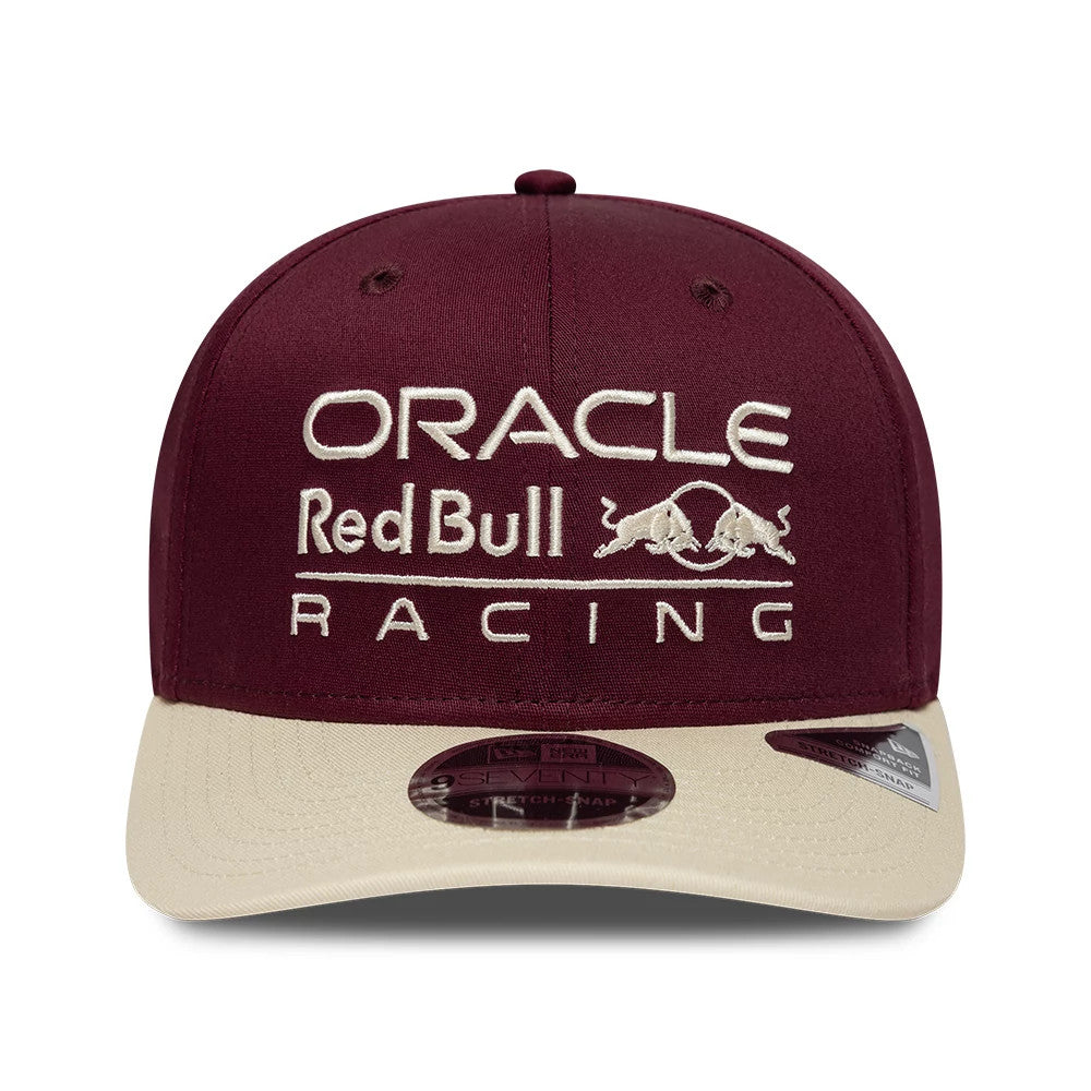 Pictured is this Austin Race Special Red Bull Racing 9SEVENTY Stretch Snap cap in dark purple. 3