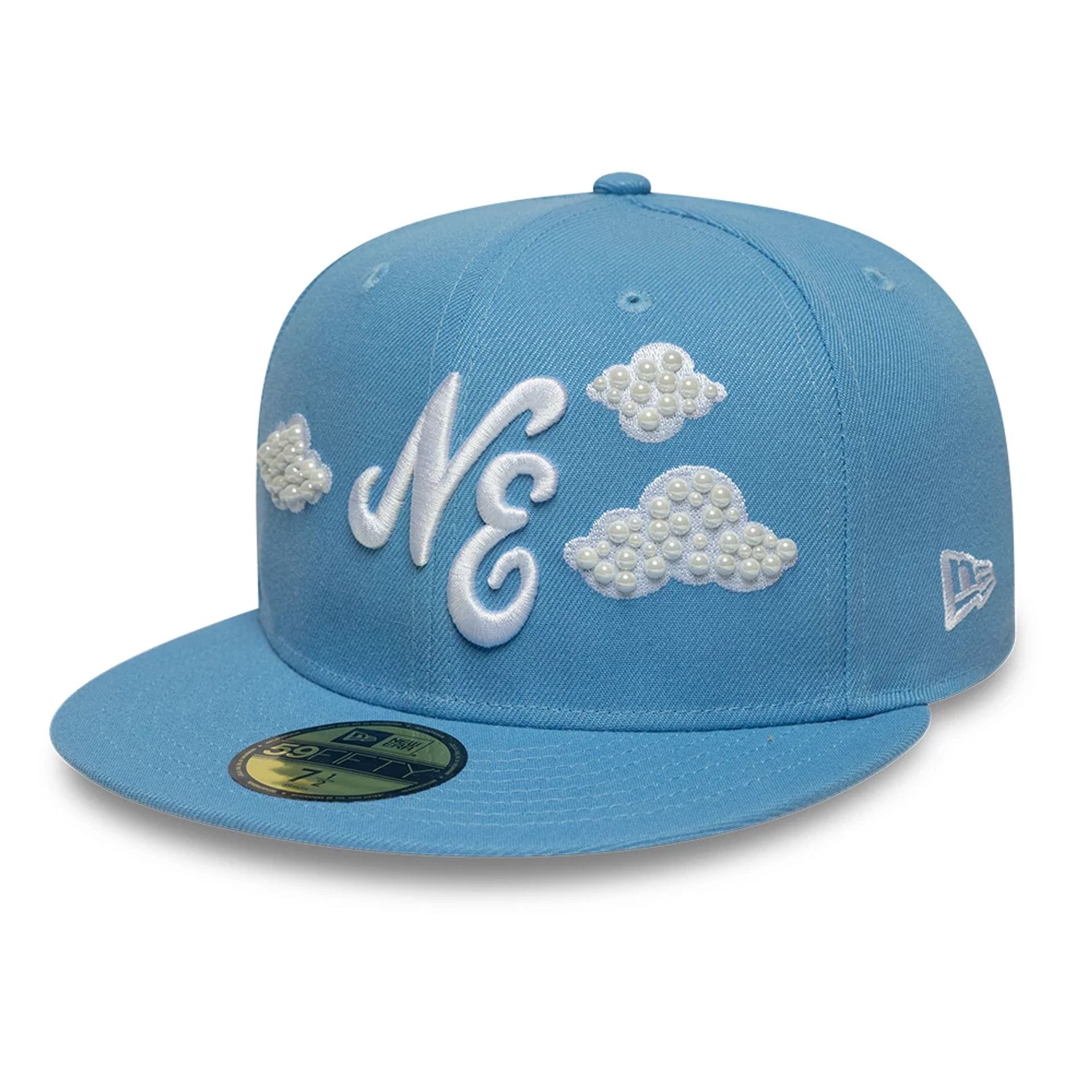 New Era Faux Pearl Pastel Blue 59FIFTY Fitted Cap | NEC EU