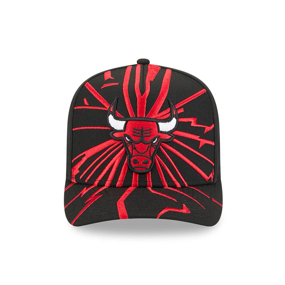 Pictured is this NBA Shattered Chicago Bulls 9FORTY A-Frame cap in black. 3