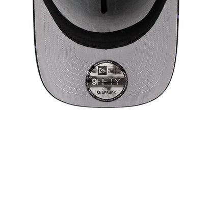 Pictured is this NBA Shattered LA Lakers 9FORTY A-Frame cap in black. 2