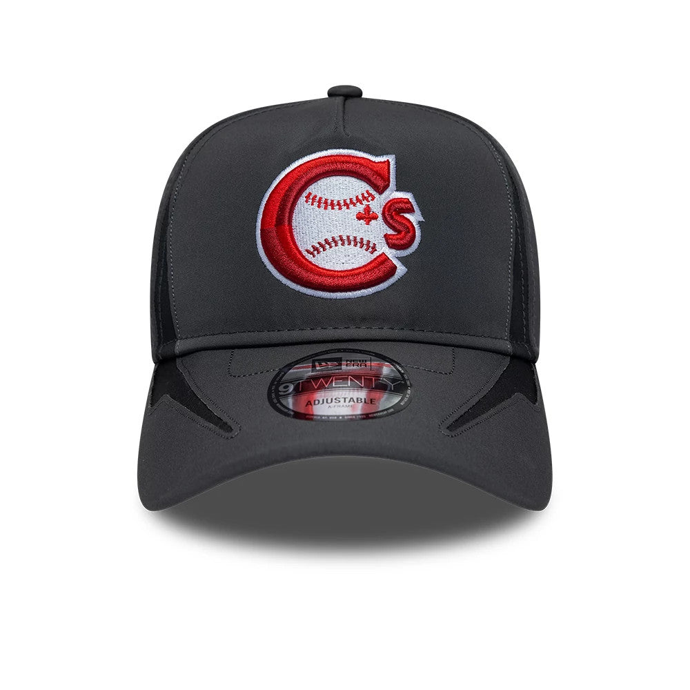 Pictured is this MiLB Panel Vancouver Canadians 9TWENTY A-Frame cap in charcoal. 3