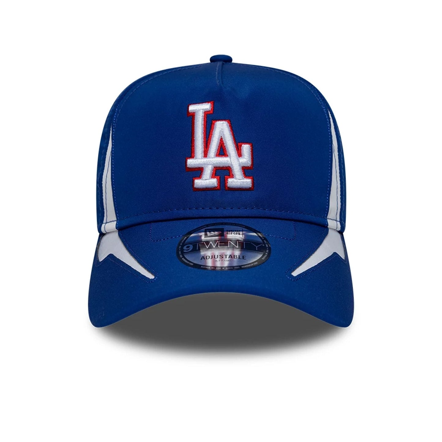 Pictured is this MLB Panel LA Dodgers 9TWENTY A-Frame cap in blue. 3