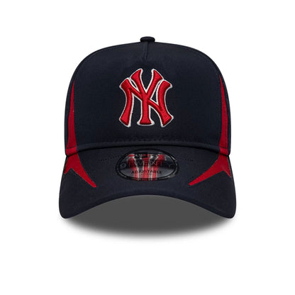 Pictured is this MLB Panel New York Yankees 9TWENTY A-Frame cap in navy. 3
