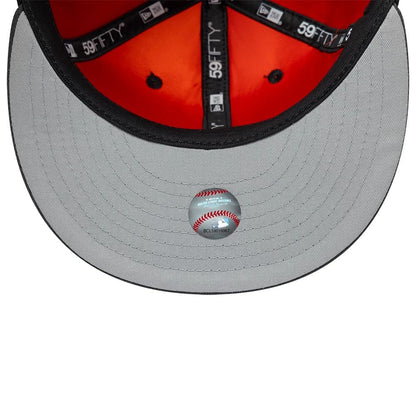 Pictured is this MLB Multi Logo San Francisco Giants 59FIFTY Fitted cap in black. 2