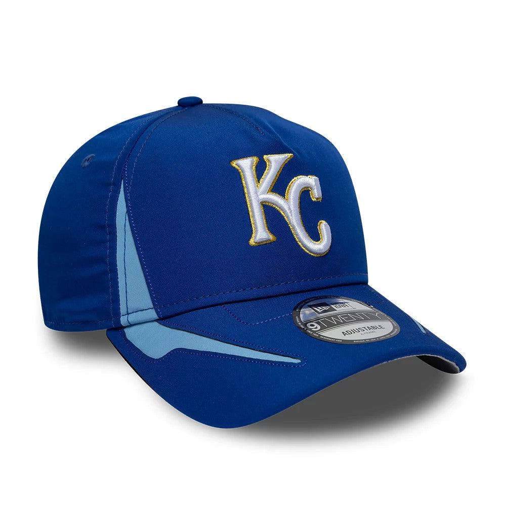 Pictured is this MLB Panel Kansas City Royals 9TWENTY A-Frame cap in blue. 4