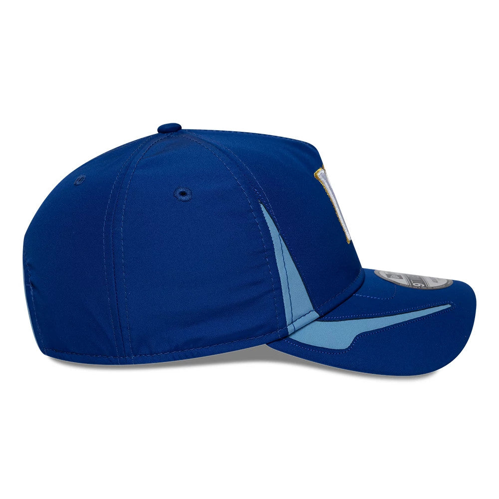 Pictured is this MLB Panel Kansas City Royals 9TWENTY A-Frame cap in blue. 7