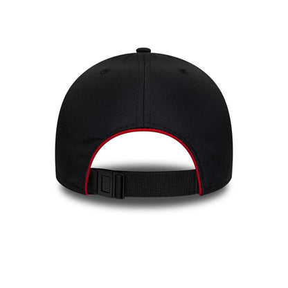 Pictured is this LMB Panel Mexico Diablos 9TWENTY A-Frame cap in black. 5