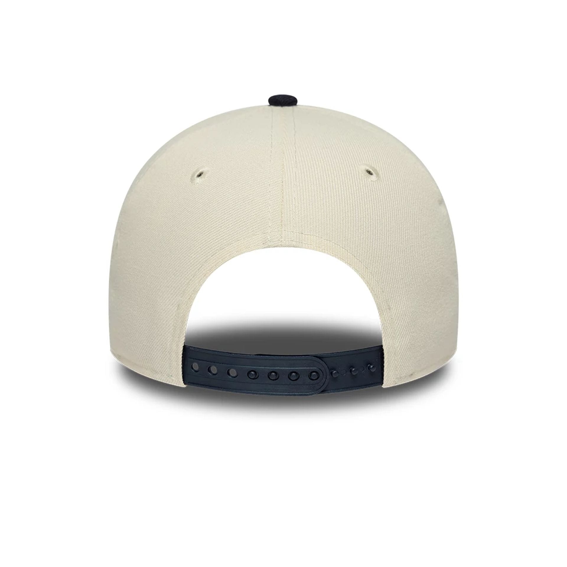 Pictured is this MLB Side Hit New York Yankees 9FORTY E-Frame cap in Cream . 7