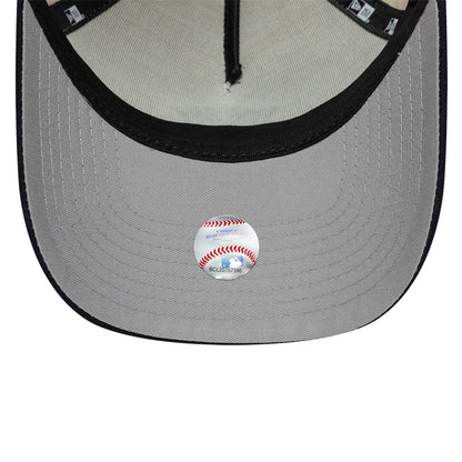 Pictured is this MLB Side Hit New York Yankees 9FORTY E-Frame cap in Cream . 2