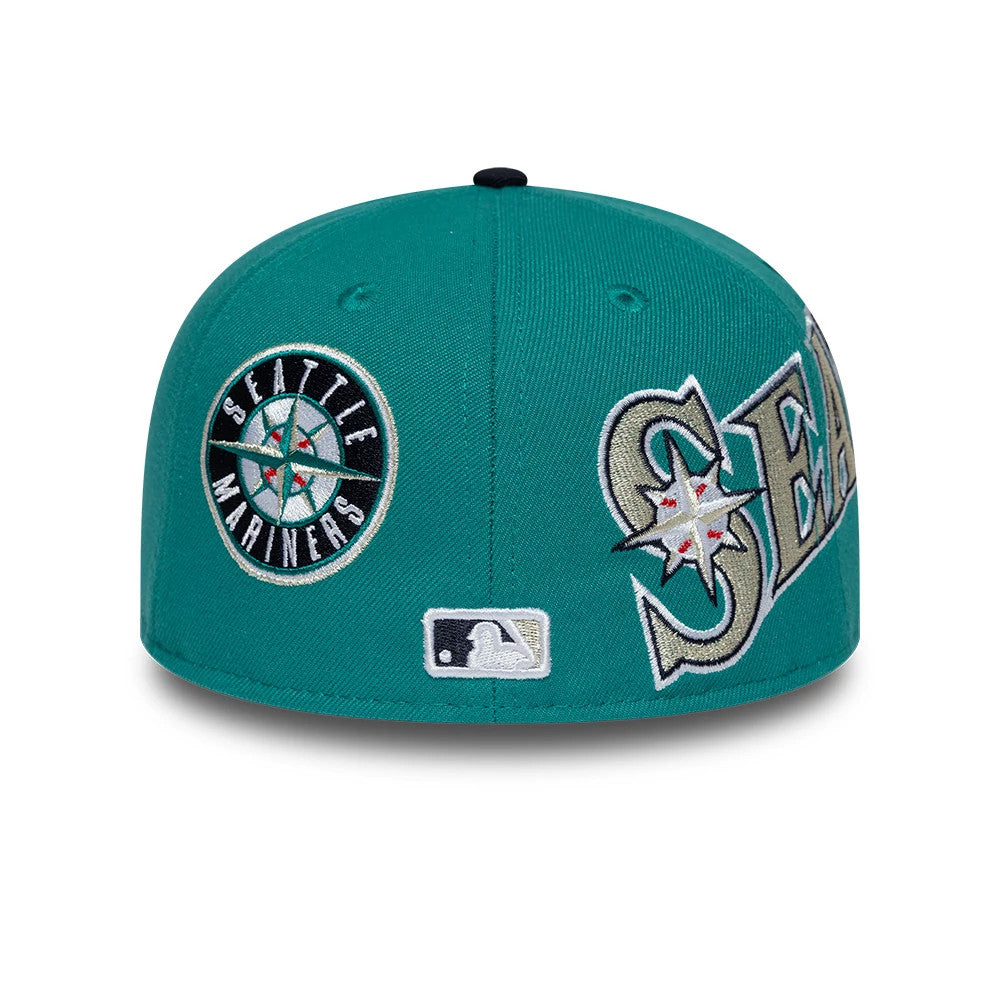 MLB Multi Logo Seattle Mariners Green 59FIFTY Fitted Cap | NEC EU