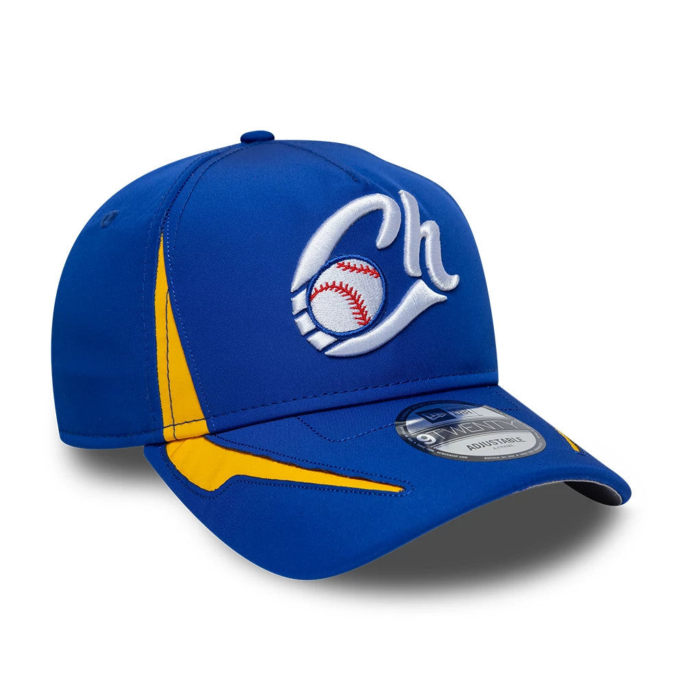 Pictured is this LMB Panel Charros De Jalisco 9TWENTY A-Frame cap in blue. 4