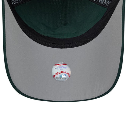 Pictured is this MLB Panel Athletics 9TWENTY A-Frame cap in dark green. 2