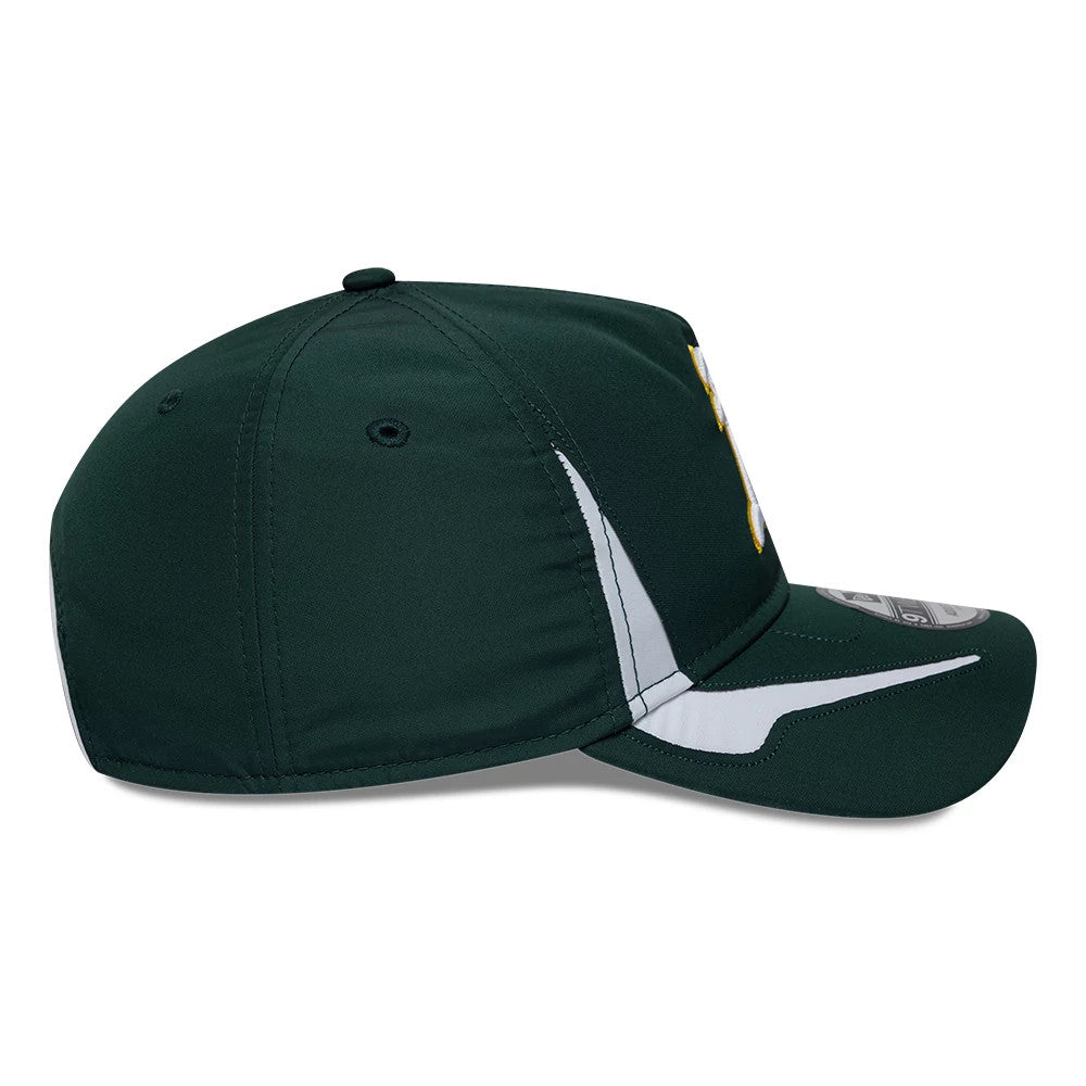 Pictured is this MLB Panel Athletics 9TWENTY A-Frame cap in dark green. 6