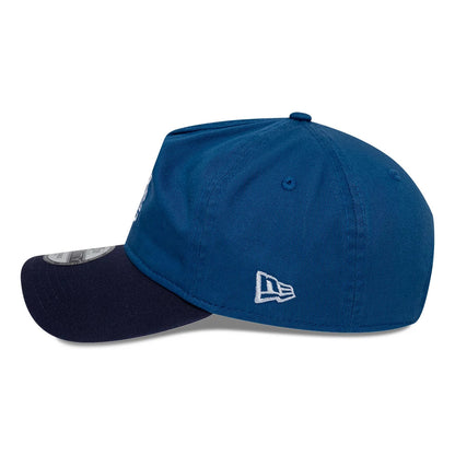 Pictured is this Retro Goal Keeper Chelsea FC Lion Crest 9TWENTY A-Frame cap in blue. 4