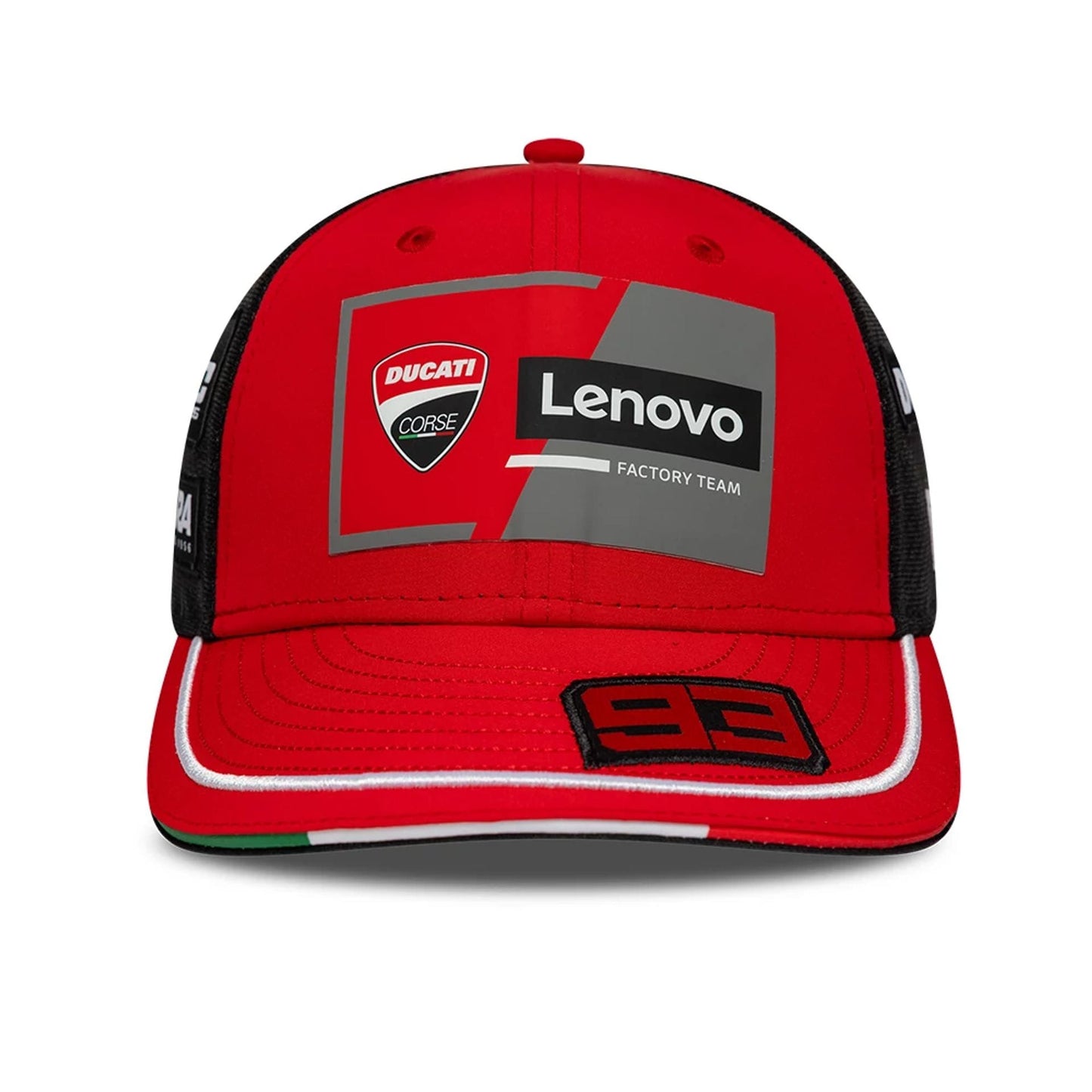 Pictured is this Ducati Motor Replica Marc Márquez Red 9FIFTY Low Profile cap in red. 3