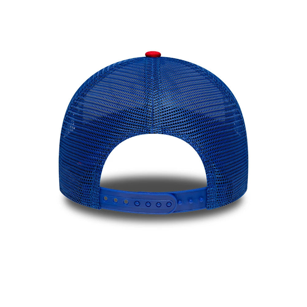 Pictured is this Track 24HR Le Mans 9FORTY A-Frame Trucker cap in blue. 4