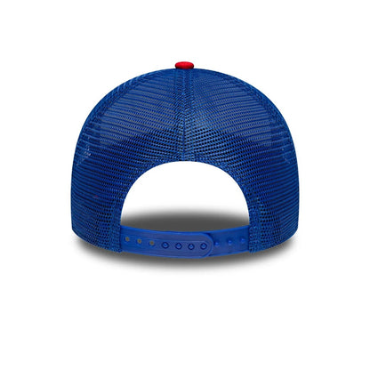 Pictured is this Track 24HR Le Mans 9FORTY A-Frame Trucker cap in blue. 4