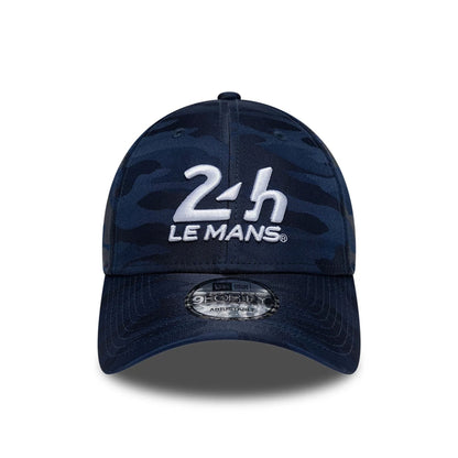 Pictured is this Camo 24HR Le Mans 9FORTY cap in dark blue. 2