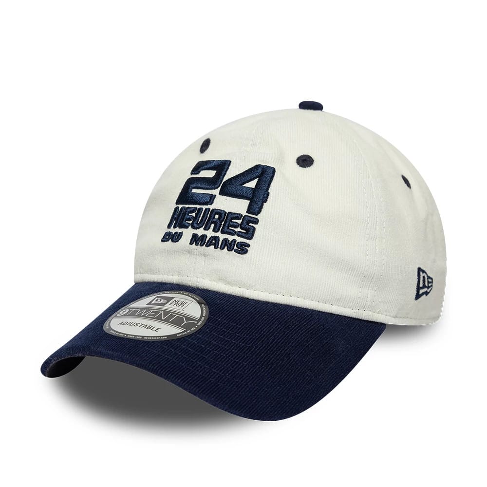 Pictured is this Contrast Cord 24HR Le Mans 9TWENTY cap in Cream. 1