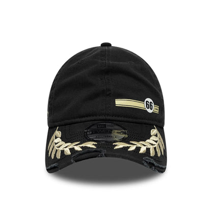 Pictured is this Washed Graphic 24HR Le Mans 9TWENTY cap in black. 2