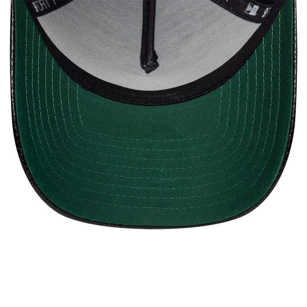Pictured is this Harry Potter Slytherin 9FORTY A-Frame cap in black. 2