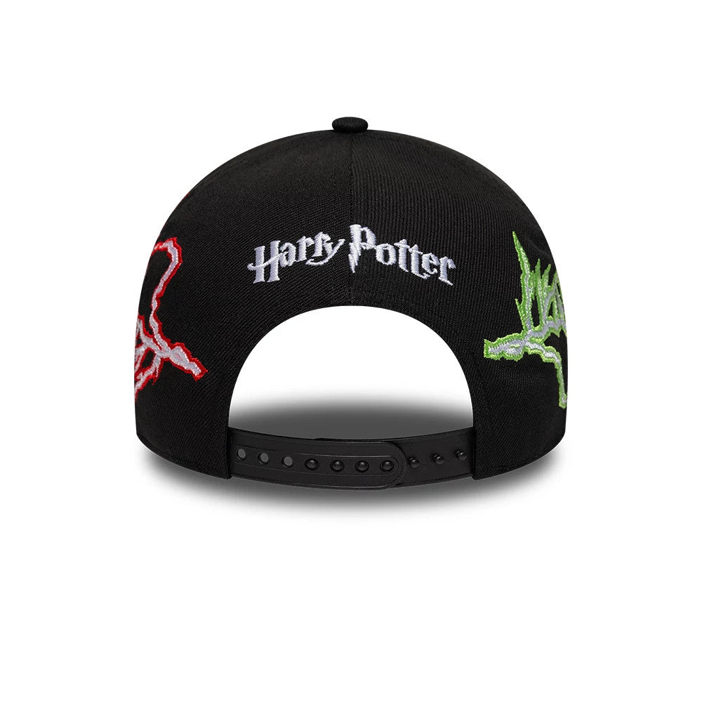Pictured is this Harry Potter Duel 9FORTY M-Crown A-Frame cap in black. 3