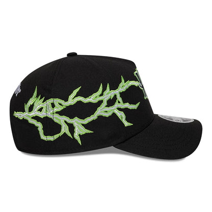 Pictured is this Harry Potter Duel 9FORTY M-Crown A-Frame cap in black. 7