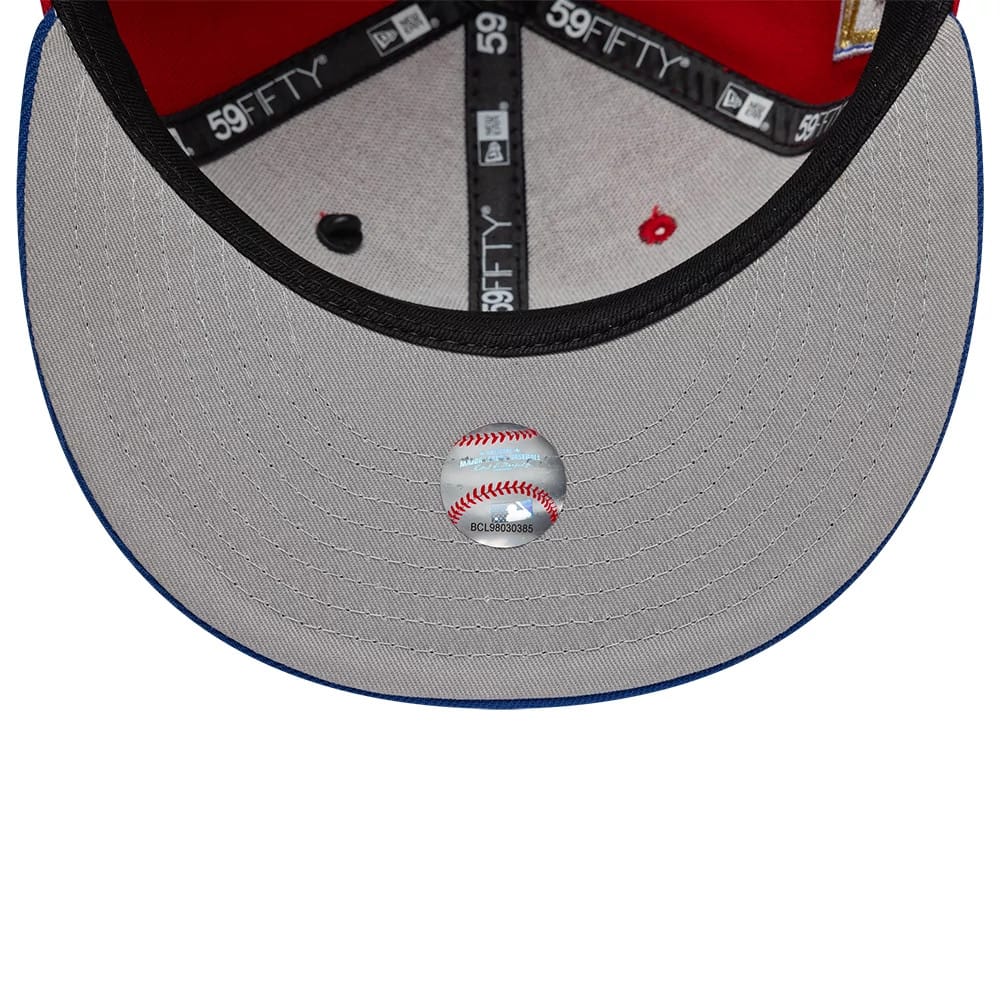 Pictured is this MLB Sister Cities New York Mets 59FIFTY Fitted cap in Red. 2