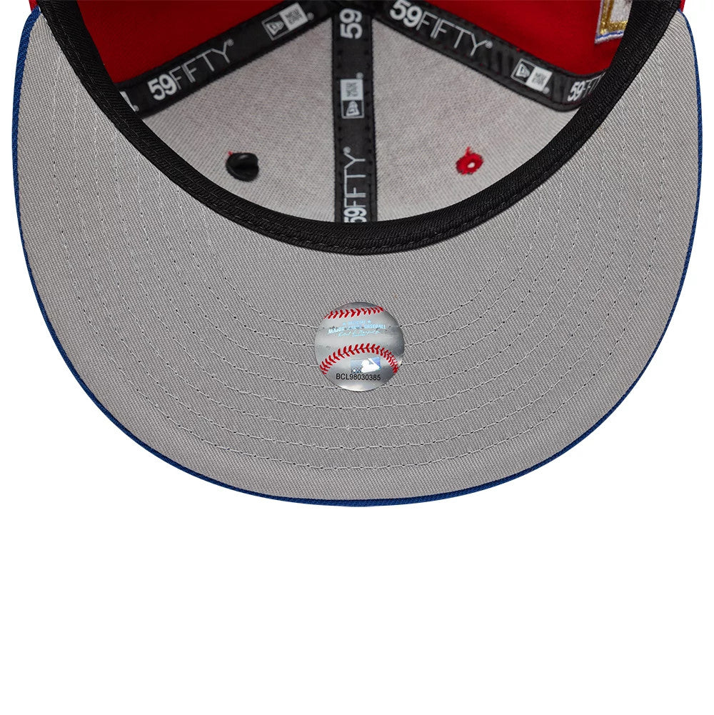 Pictured is this MLB Sister Cities New York Mets 59FIFTY Fitted cap in Red. 2