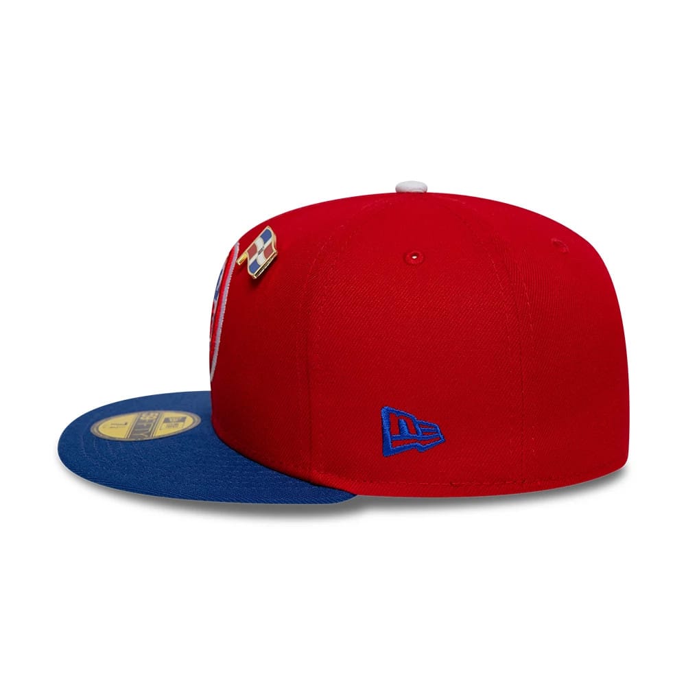 Pictured is this MLB Sister Cities New York Mets 59FIFTY Fitted cap in Red. 7