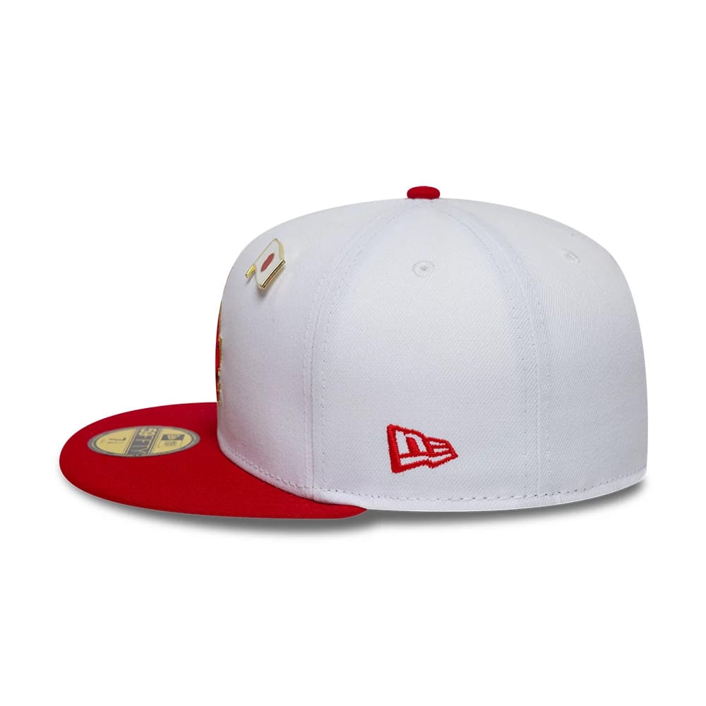 Pictured is this MLB Sister Cities LA Dodgers 59FIFTY Fitted cap in white. 6