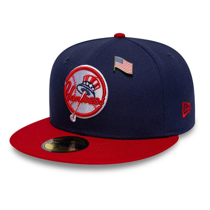 Pictured is this MLB Sister Cities New York Yankees 59FIFTY Fitted cap in Blue. 4